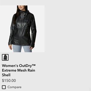Columbia Women's Black OutDry Extreme Rain Jacket